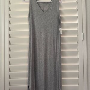 Daily Ritual Gray Midi Dress